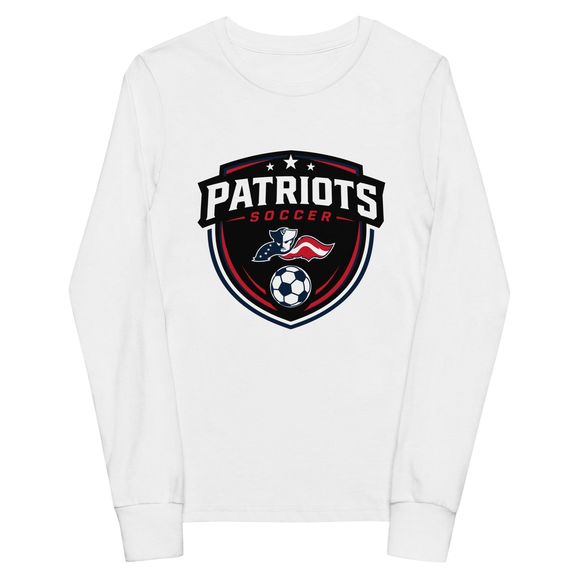 Performance | Youth Long Sleeve T-Shirt | LFMS Athletics | Patriots Soccer Logo