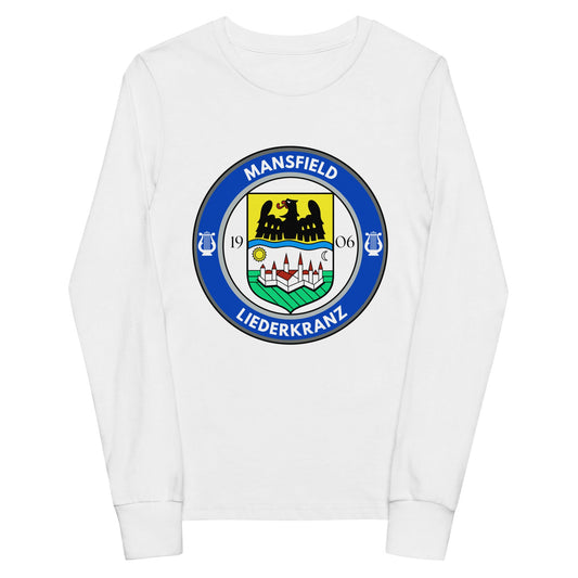 Performance | Youth Long Sleeve T-Shirt | Liederkranz Soccer Club | Badge Logo