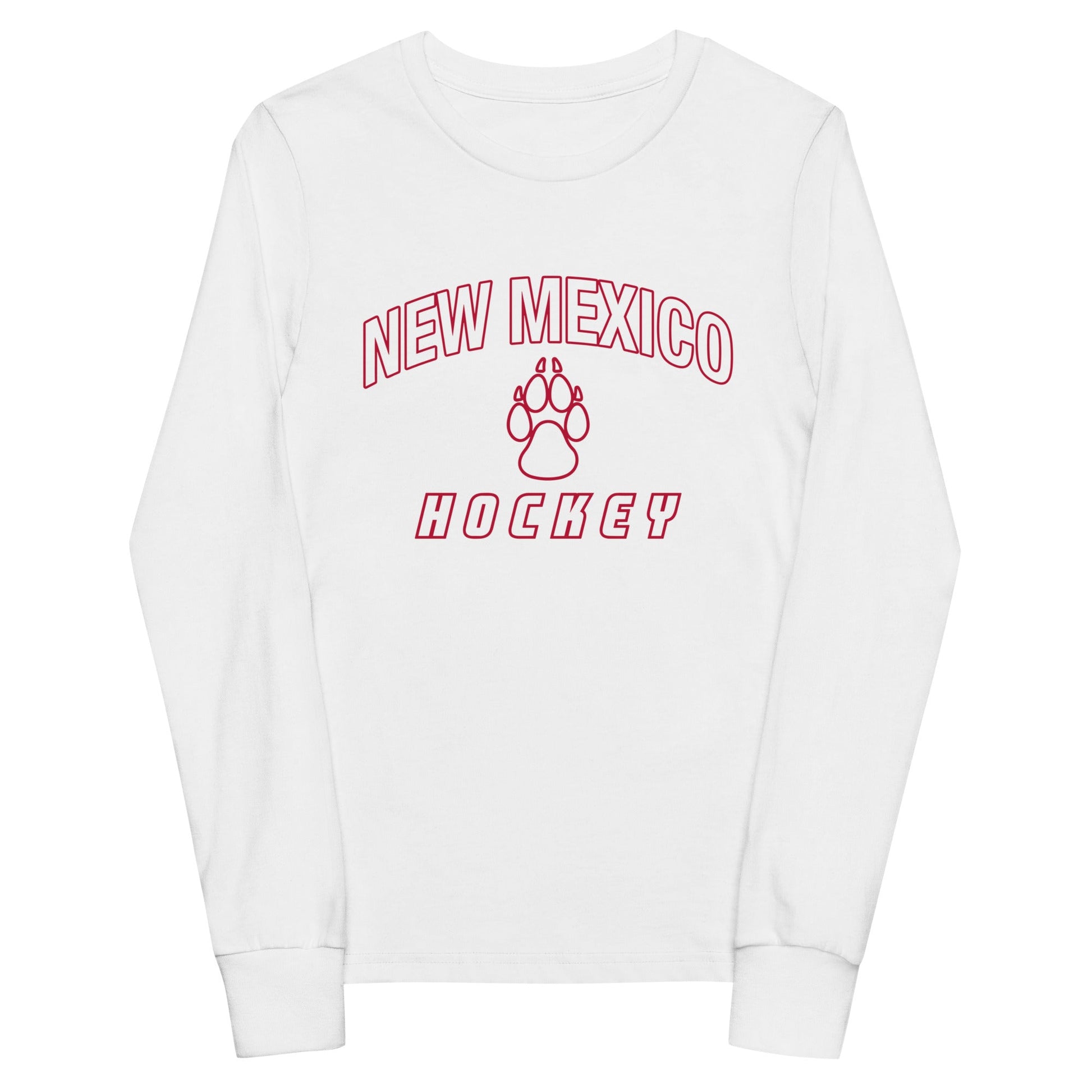 Performance | Youth Long Sleeve T-Shirt | Lobo Women’s Ice Hockey | Script Logo