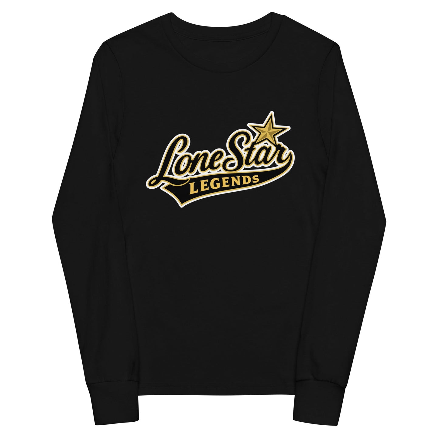 Performance | Youth Long Sleeve T-Shirt | Lone Star legends | Script Logo