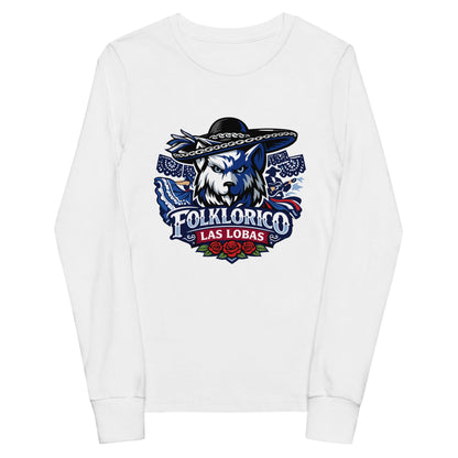 Performance | Youth Long Sleeve T-Shirt | Los Lobitos | Las Lobas Logo