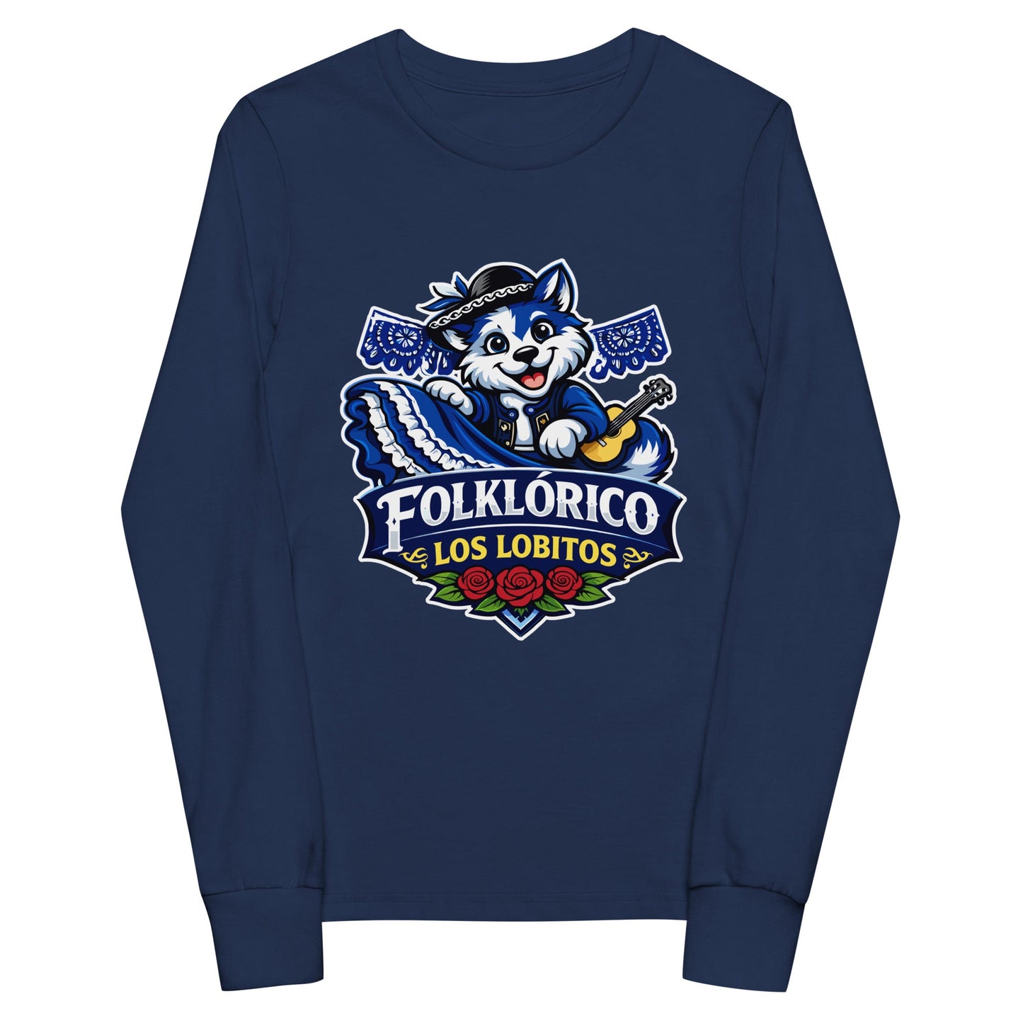 Performance | Youth Long Sleeve T-Shirt | Los Lobitos | Los Lobitos Logo
