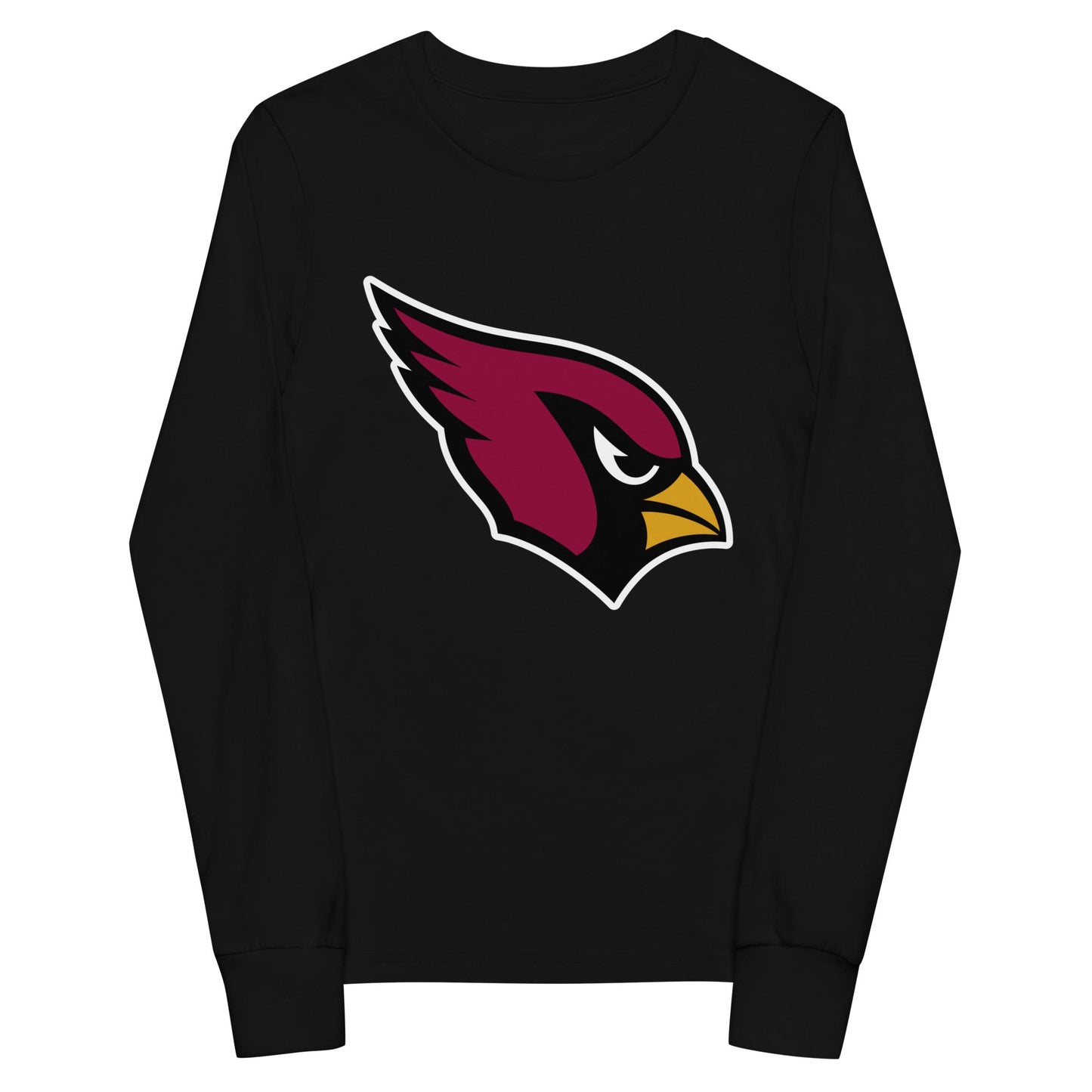 Performance | Youth Long Sleeve T-Shirt | Lowell W Lacrosse | Redwing Mascot Logo