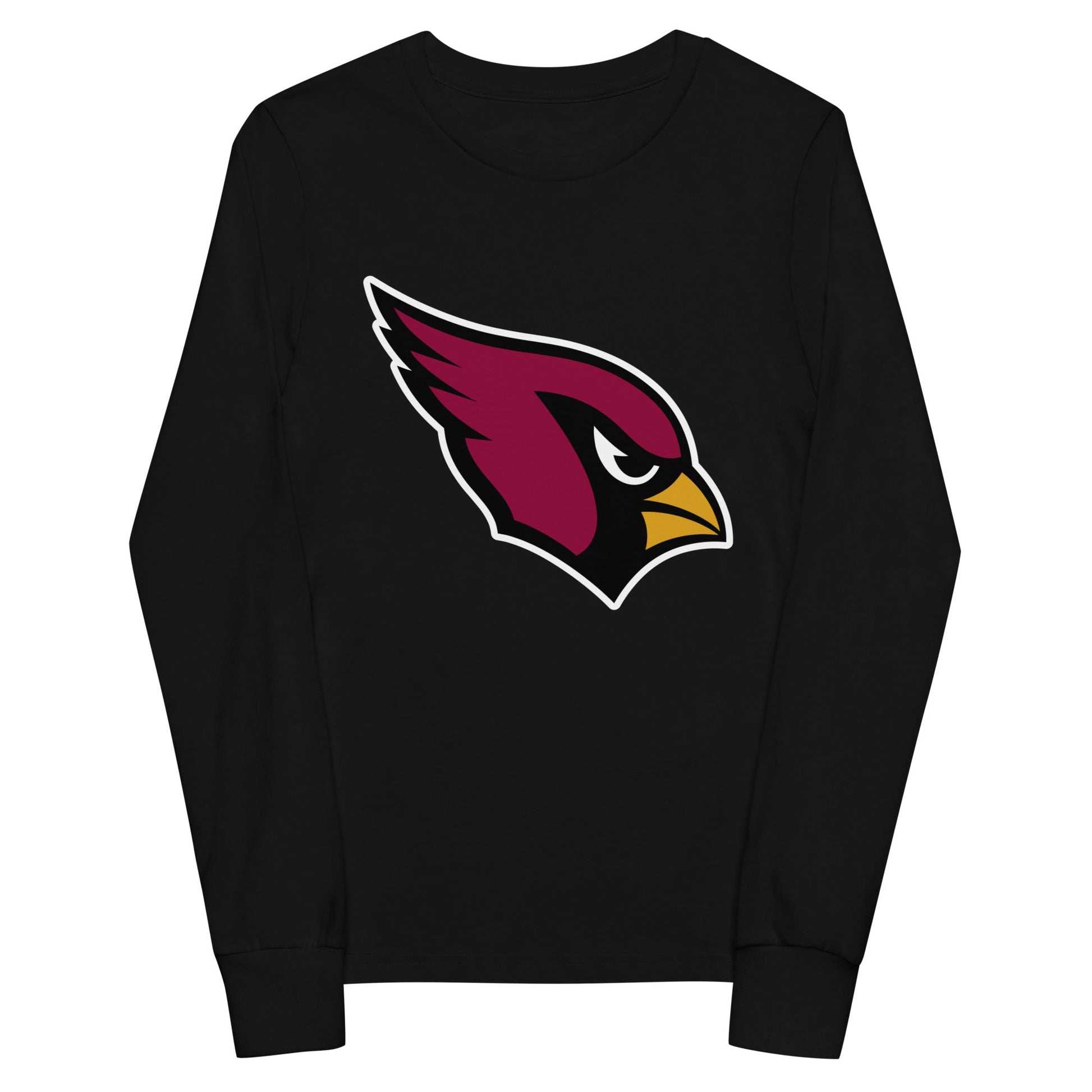 Performance | Youth Long Sleeve T-Shirt | Lowell W Lacrosse | Redwing Mascot Logo
