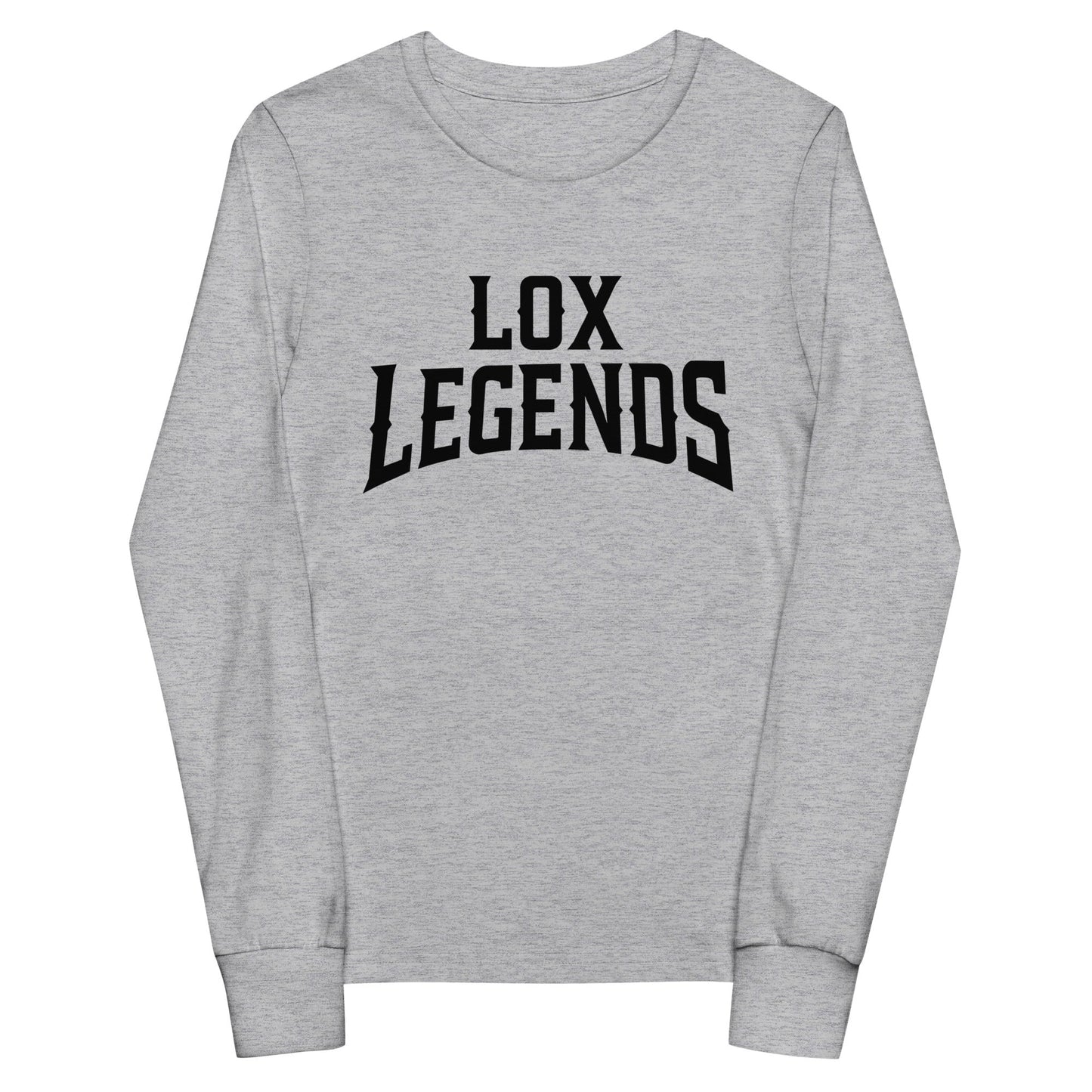 Performance | Youth Long Sleeve T-Shirt | Lox Legends | Script Logo