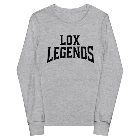 Performance | Youth Long Sleeve T-Shirt | Lox Legends | Script Logo