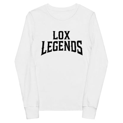 Performance | Youth Long Sleeve T-Shirt | Lox Legends | Script Logo