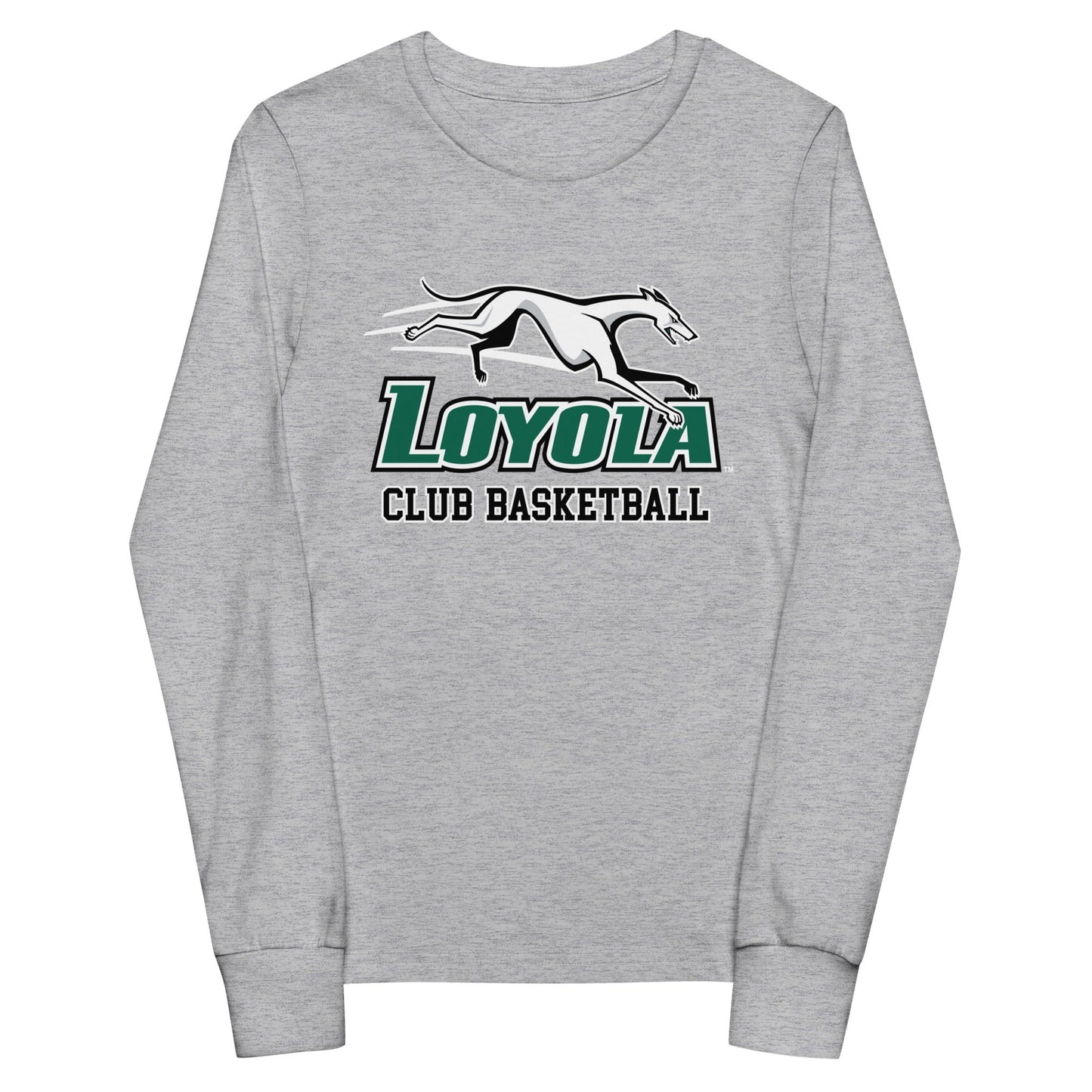 Performance | Youth Long Sleeve T-Shirt | Loyola MD Club Basketball | Alt Logo