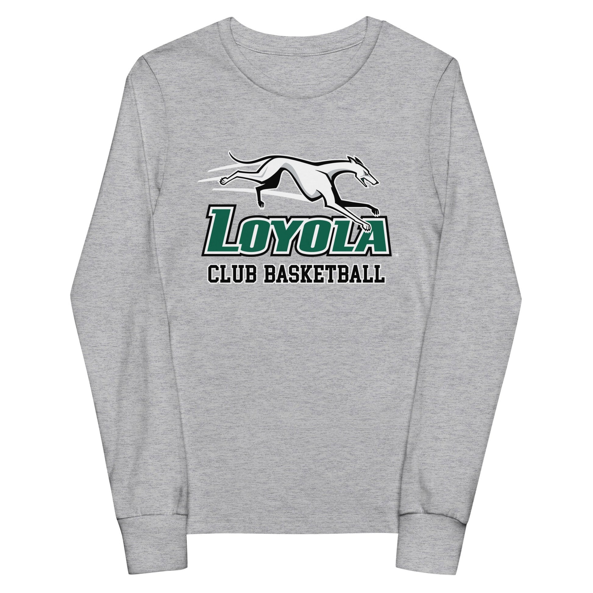 Performance | Youth Long Sleeve T-Shirt | Loyola MD Club Basketball | Alt Logo