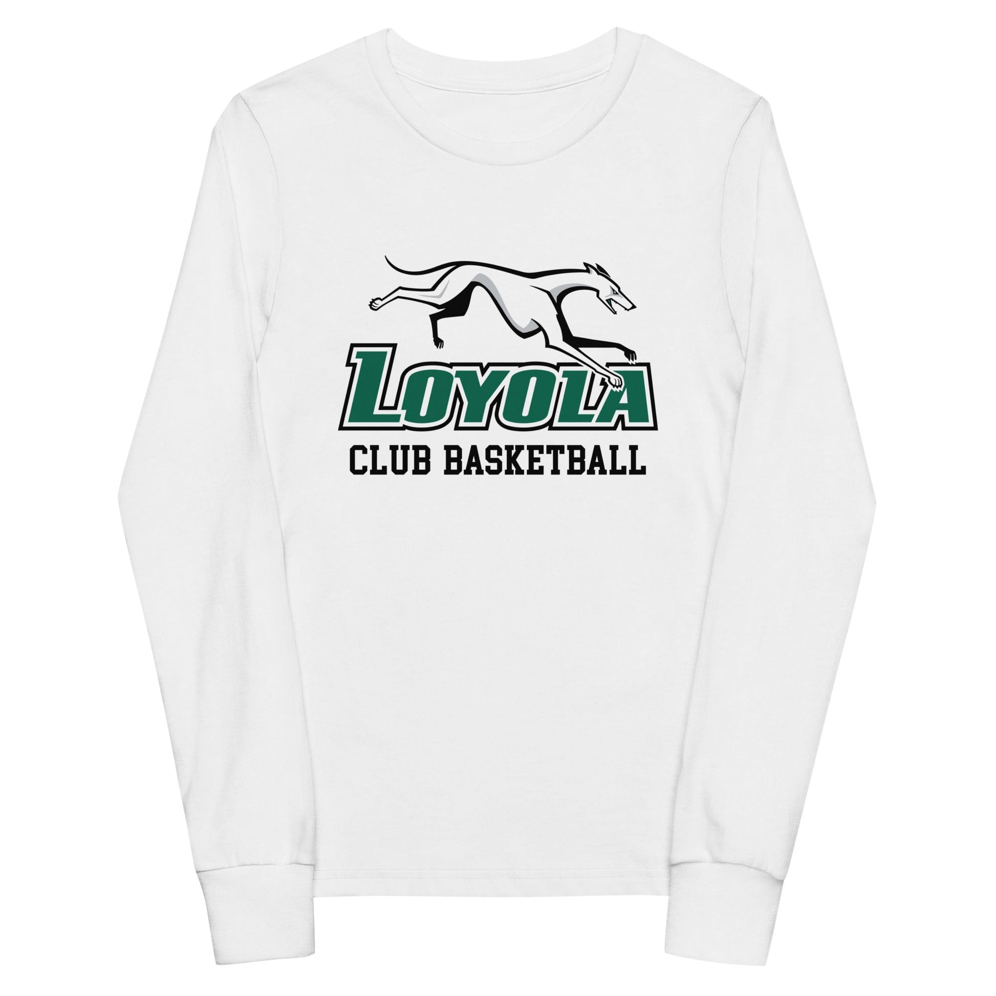 Performance | Youth Long Sleeve T-Shirt | Loyola MD Club Basketball | Alt Logo
