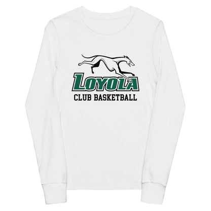 Performance | Youth Long Sleeve T-Shirt | Loyola MD Club Basketball | Alt Logo