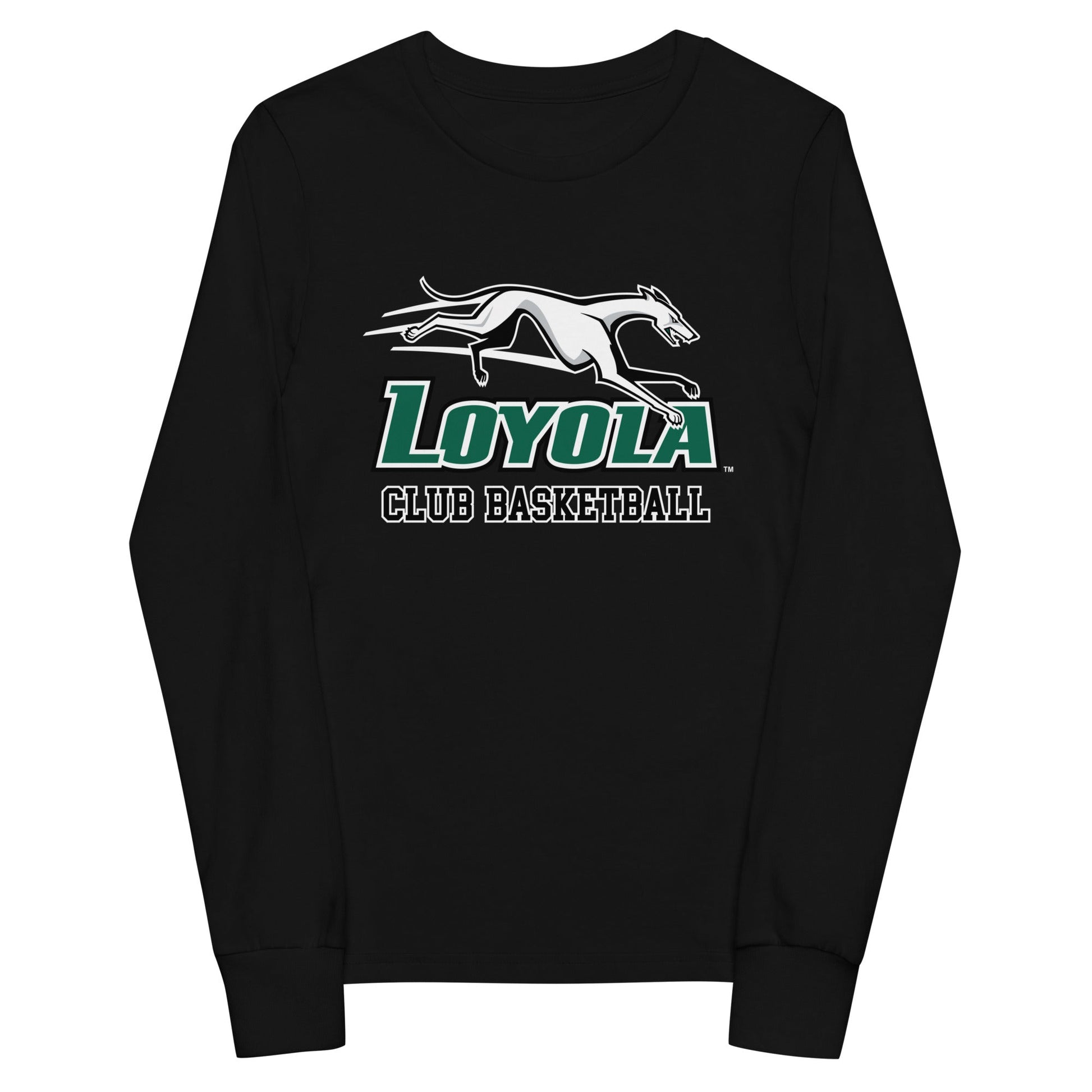 Performance | Youth Long Sleeve T-Shirt | Loyola MD Club Basketball | Alt Logo