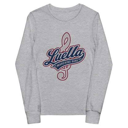 Performance | Youth Long Sleeve T-Shirt | Luella High School Marching Band | Crest Logo