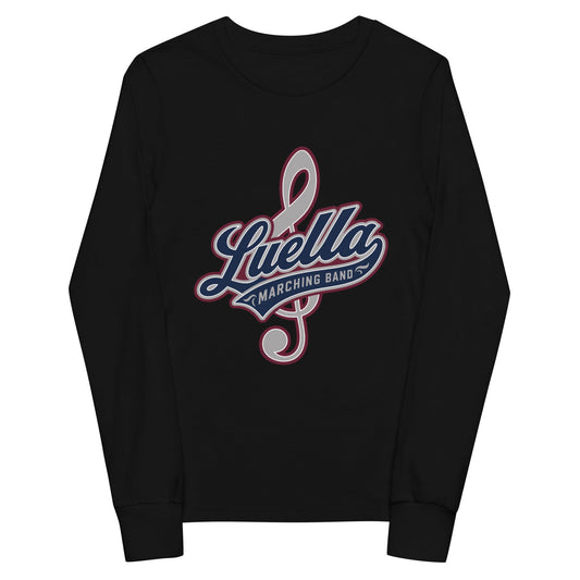 Performance | Youth Long Sleeve T-Shirt | Luella High School Marching Band | Crest Logo