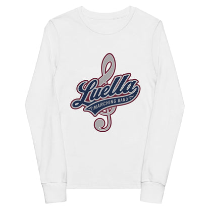 Performance | Youth Long Sleeve T-Shirt | Luella High School Marching Band | Crest Logo