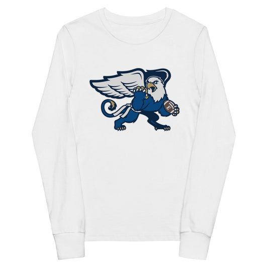 Performance | Youth Long Sleeve T-Shirt | LWE Flag Football | Emblem Logo