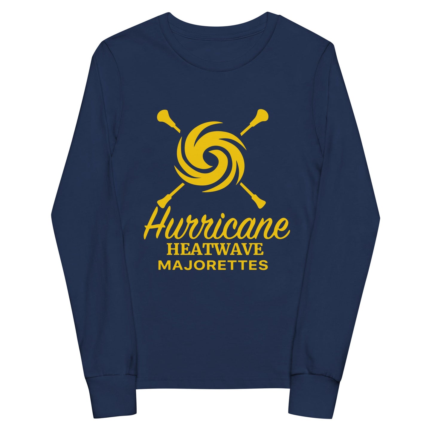 Performance | Youth Long Sleeve T-Shirt | LWH Heatwave Majorettes | Alt 1 Logo
