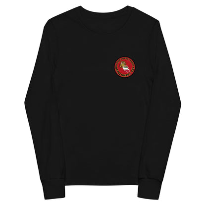 Performance | Youth Long Sleeve T-Shirt | Marine Corps League kings County Det 455 | Badge Logo