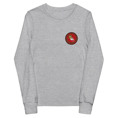Performance | Youth Long Sleeve T-Shirt | Marine Corps League kings County Det 455 | Badge Logo