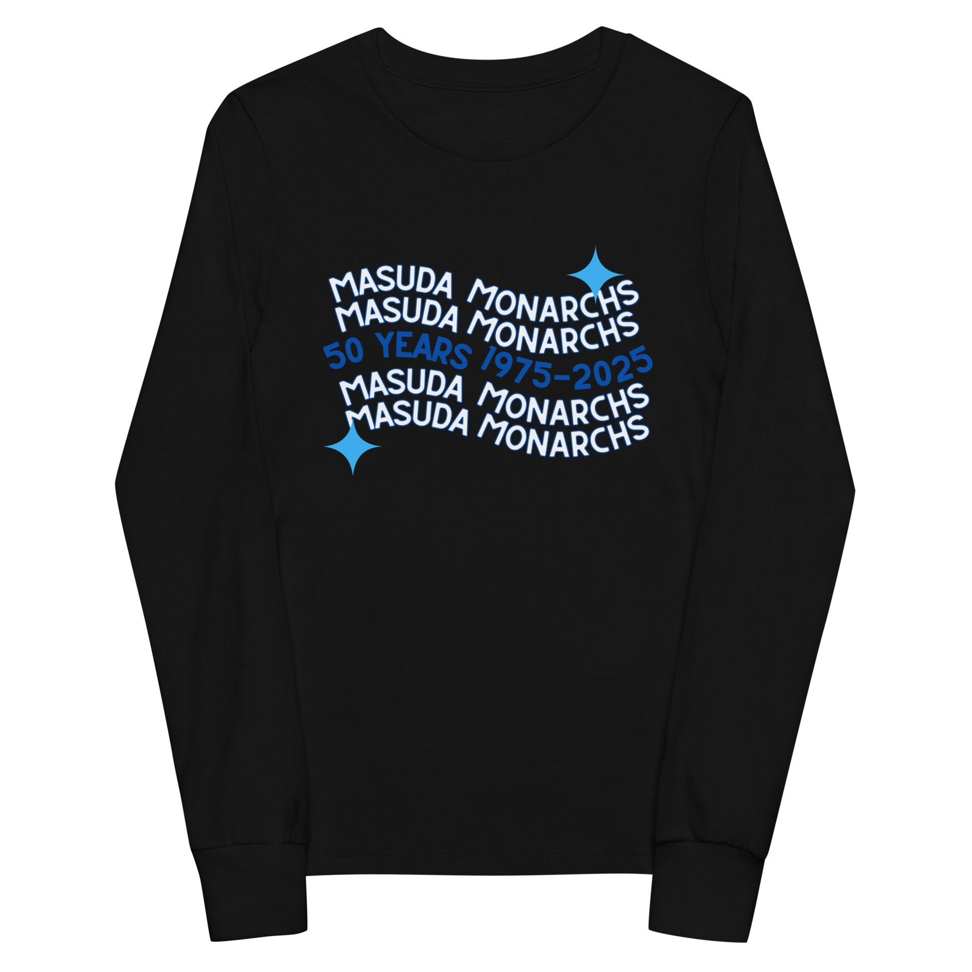 Performance | Youth Long Sleeve T-Shirt | Masuda Middle School | 50 Years Logo