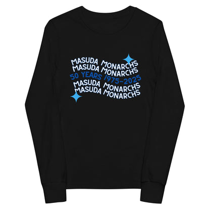 Performance | Youth Long Sleeve T-Shirt | Masuda Middle School | 50 Years Logo