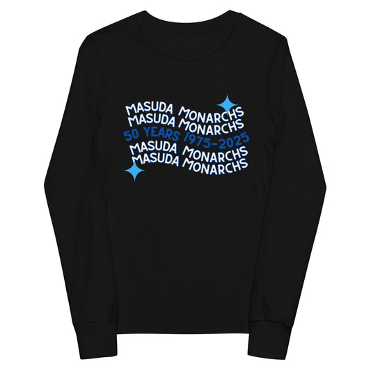Performance | Youth Long Sleeve T-Shirt | Masuda Middle School | 50 Years Logo