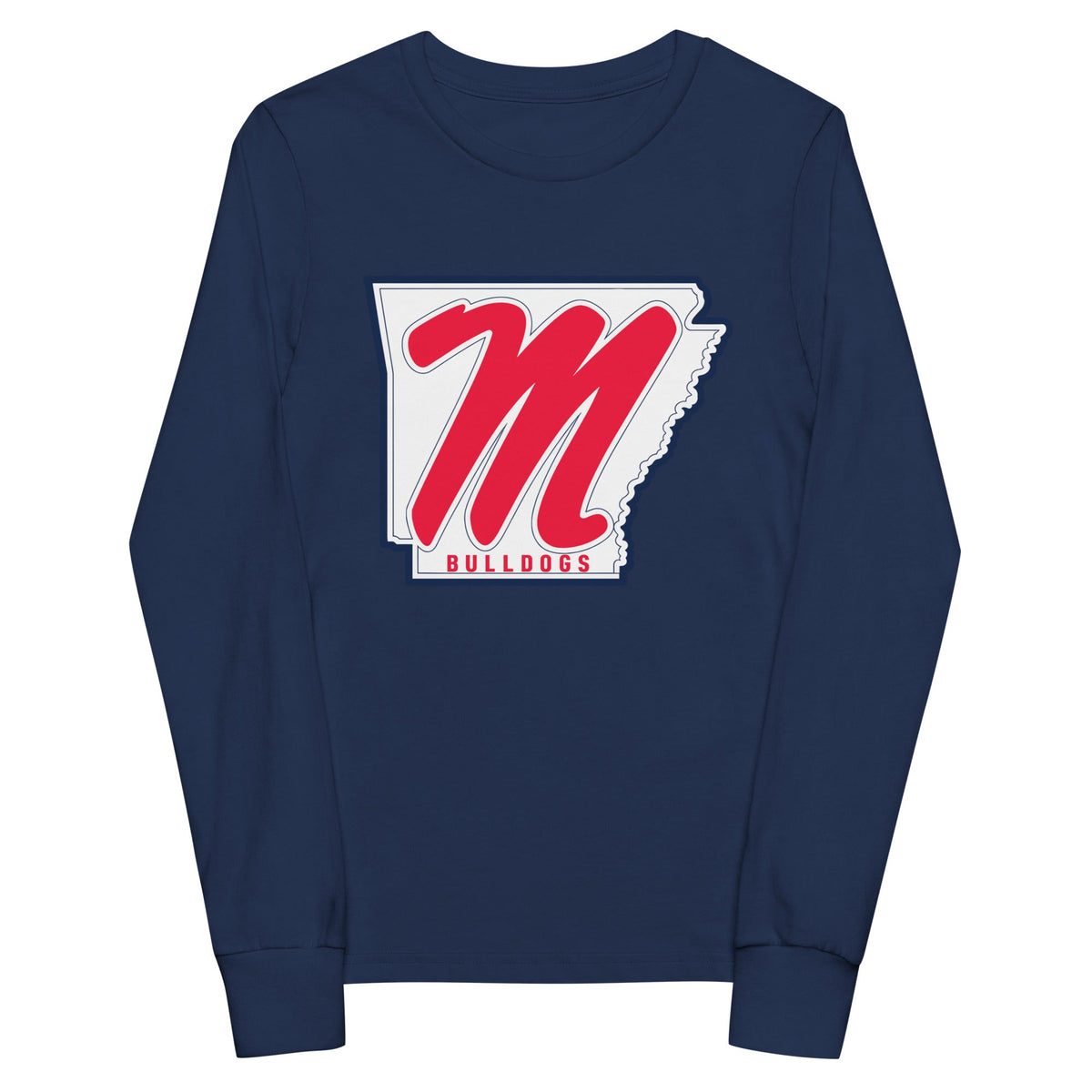 Performance | Youth Long Sleeve T-Shirt | Maumelle Bulldogs 2035 | Emblem Logo