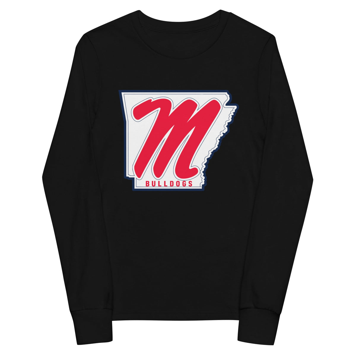 Performance | Youth Long Sleeve T-Shirt | Maumelle Bulldogs 2035 | Emblem Logo