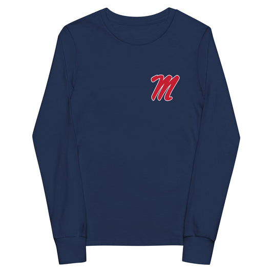 Performance | Youth Long Sleeve T-Shirt | Maumelle Bulldogs 2035 | M-Mark Logo