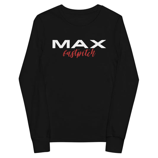 Performance | Youth Long Sleeve T-Shirt | MAX Fastpitch | Stars Logo