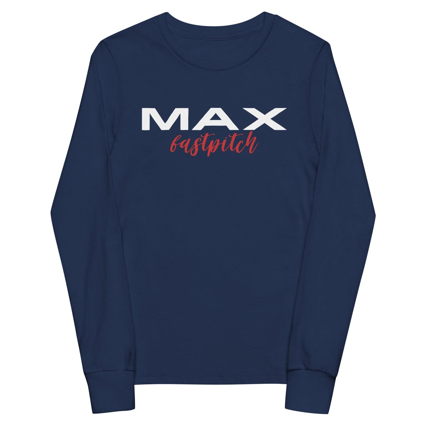 Performance | Youth Long Sleeve T-Shirt | MAX Fastpitch | Stars Logo