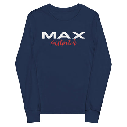 Performance | Youth Long Sleeve T-Shirt | MAX Fastpitch | Stars Logo
