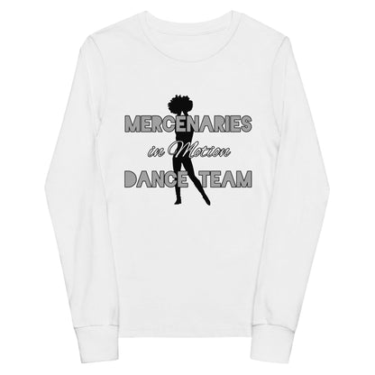 Performance | Youth Long Sleeve T-Shirt | Mercenaries in Motion Dance Team | Silhouette Logo