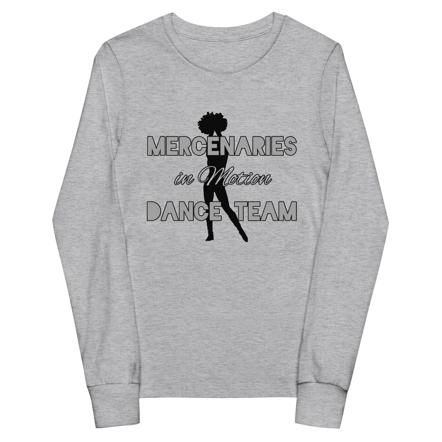 Performance | Youth Long Sleeve T-Shirt | Mercenaries in Motion Dance Team | Silhouette Logo
