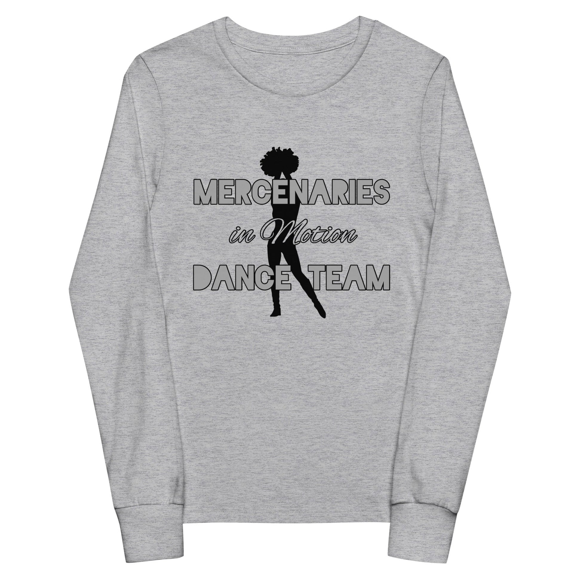 Performance | Youth Long Sleeve T-Shirt | Mercenaries in Motion Dance Team | Silhouette Logo
