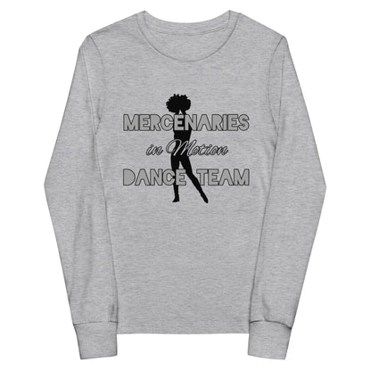 Performance | Youth Long Sleeve T-Shirt | Mercenaries in Motion Dance Team | Silhouette Logo
