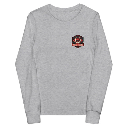 Performance | Youth Long Sleeve T-Shirt | Middleburg Association of Athletics | Horseshoe Logo