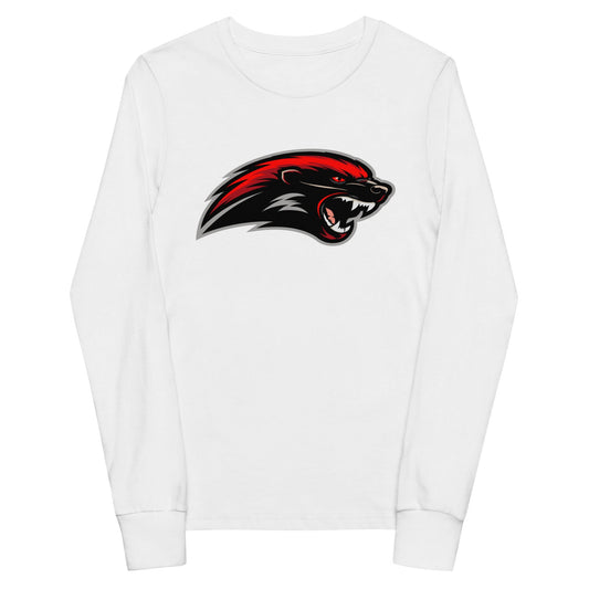 Performance | Youth Long Sleeve T-Shirt | Midwest Badgers | Emblem Logo
