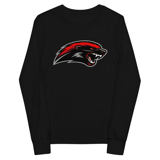 Performance | Youth Long Sleeve T-Shirt | Midwest Badgers | Emblem Logo