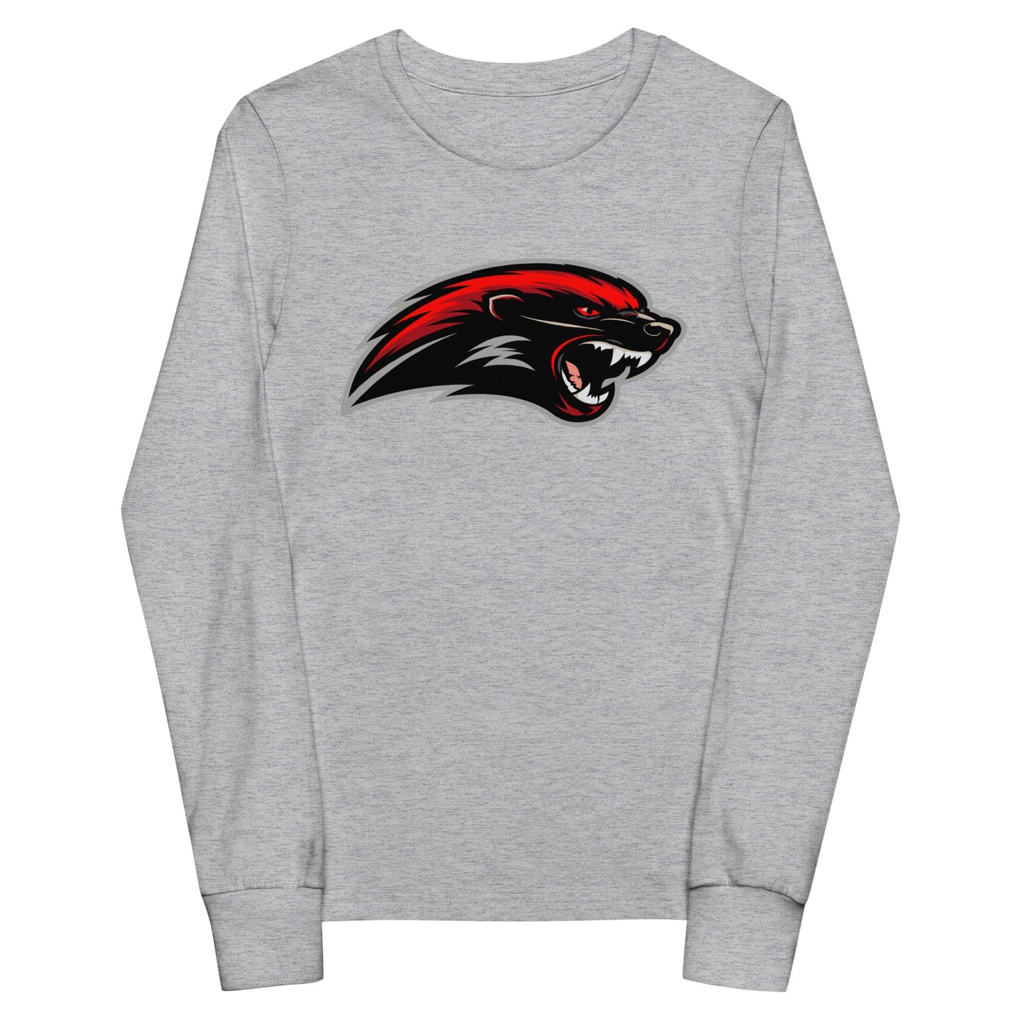 Performance | Youth Long Sleeve T-Shirt | Midwest Badgers | Emblem Logo