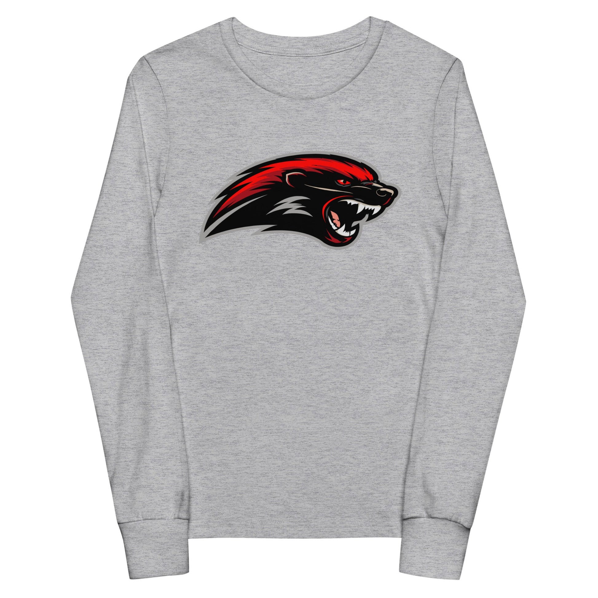 Performance | Youth Long Sleeve T-Shirt | Midwest Badgers | Emblem Logo