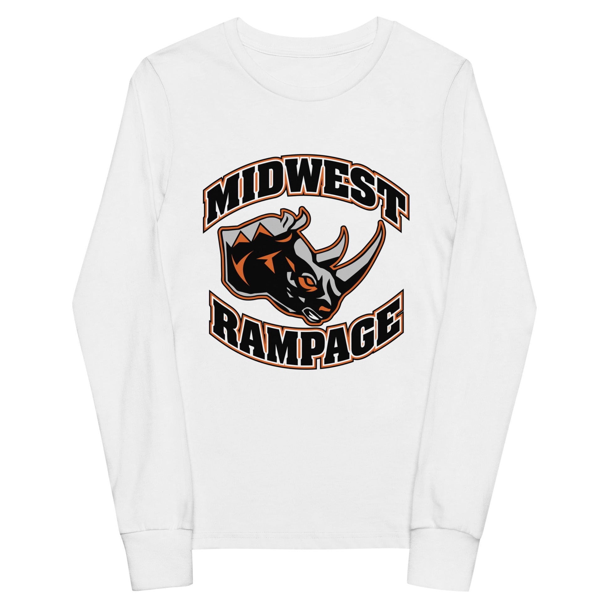 Performance | Youth Long Sleeve T-Shirt | Midwest Rampage | Crest Logo