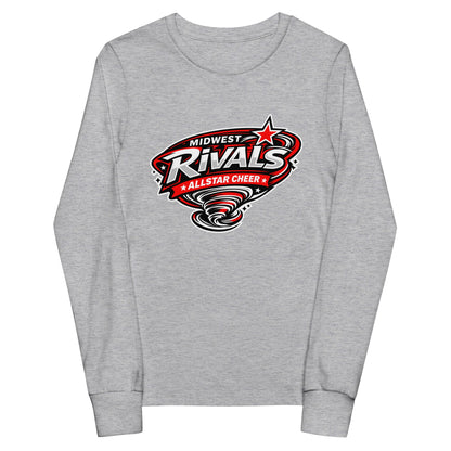 Performance | Youth Long Sleeve T-Shirt | Midwest Rivals Allstar Cheer