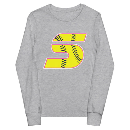 Performance | Youth Long Sleeve T-Shirt | Midwest Swing Softball | Classic Logo