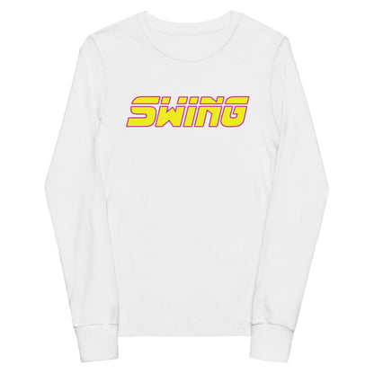 Performance | Youth Long Sleeve T-Shirt | Midwest Swing Softball | Mark Logo