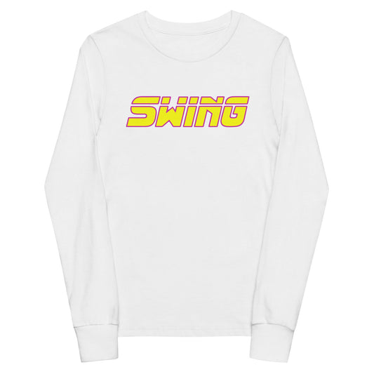 Performance | Youth Long Sleeve T-Shirt | Midwest Swing Softball | Mark Logo