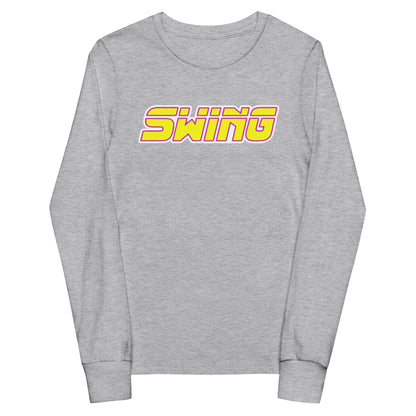Performance | Youth Long Sleeve T-Shirt | Midwest Swing Softball | Mark Logo