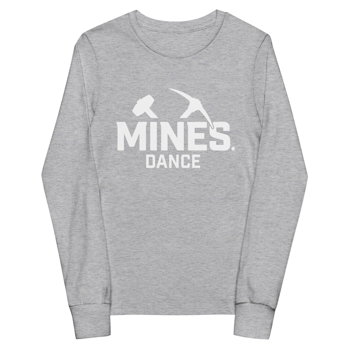 Performance | Youth Long Sleeve T-Shirt | Mines Dance Team | Valor Logo