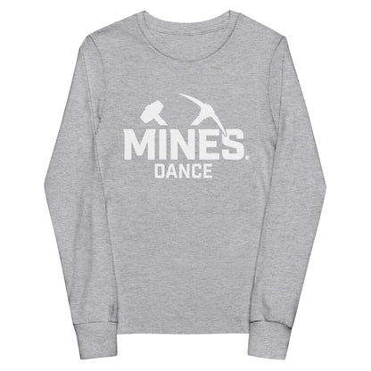 Performance | Youth Long Sleeve T-Shirt | Mines Dance Team | Valor Logo