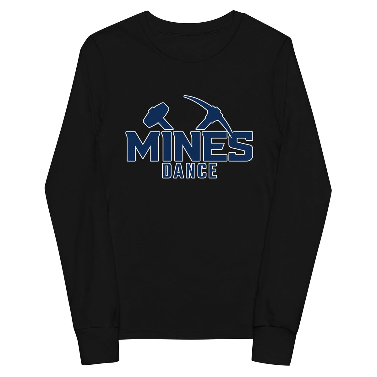 Performance | Youth Long Sleeve T-Shirt | Mines Dance Team | Vanguard Logo